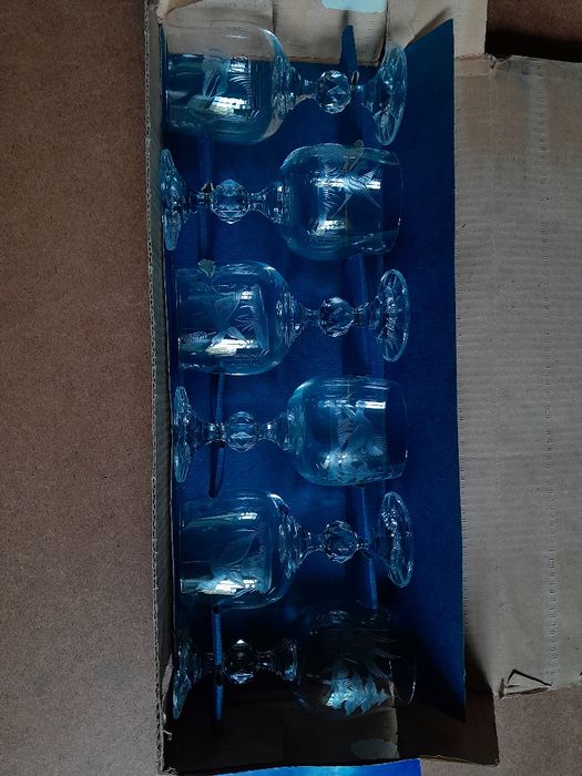 Бокалы из чешского хрусталя CLAUDIA (серия «Фазан»)