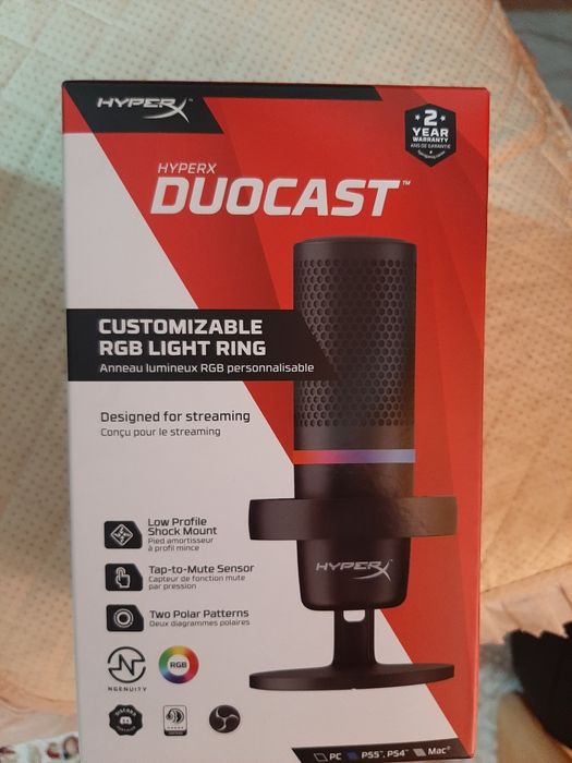 HyperX DuoCast игровой микрофон
