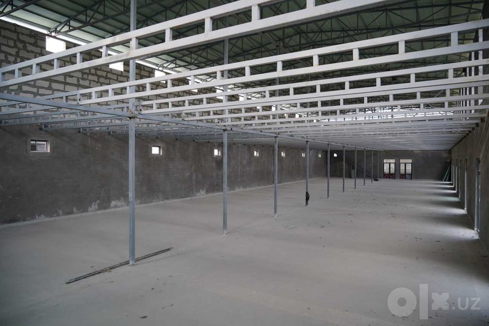 Аренда/продажа оптовых павильонов 1400–3200 м² (25 000 сум за 1м²)