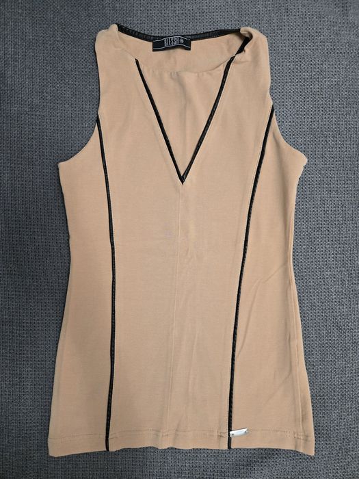 Alessa Топ с кожени ленти