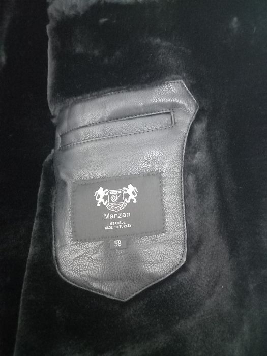 Дубленка кожаная мужская