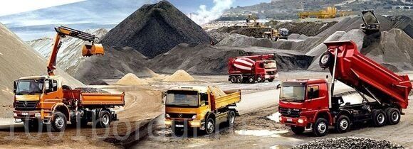 Поставка инертных материалов и бетона