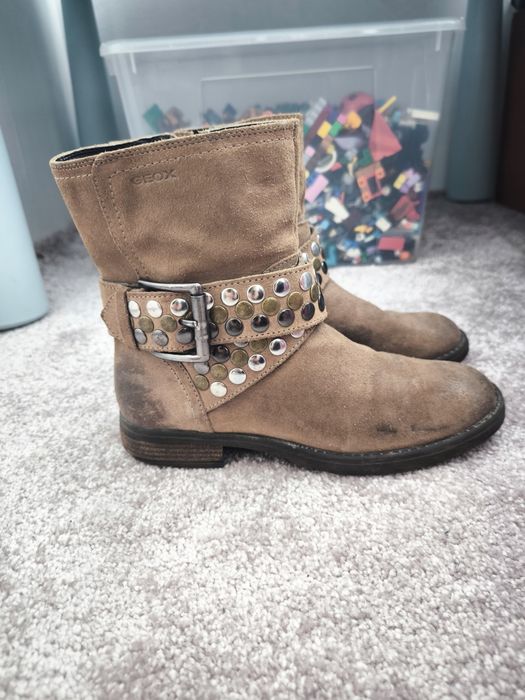 Ghete dama Geox piele întoarsă 36