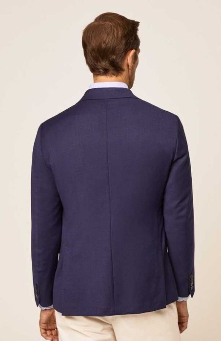 Sacou blazer slim 40 L de lux Hackett lana super 120's navy