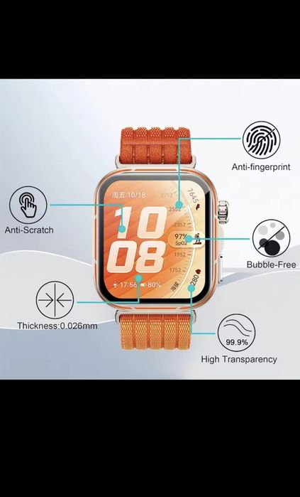 Folie hydrogel flexibil  Huawei Watch GT2/3/4/5/6PRO & Huawei Watch Fit 3/4/5