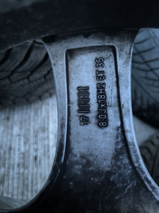 18 цола джанти Ronal R56 със зимни гуми за Mercedes Audi Volkswagen