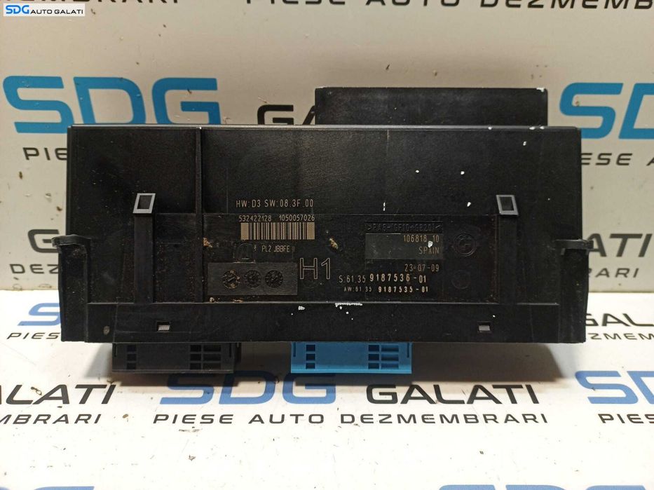 Unitate Modul Calculator Confort Confort BCM BMW Seria 3 E90 E91 2.0 N43 2004 - 2011 Cod 61.35 9187536 - 01 [L0635] [L0636]