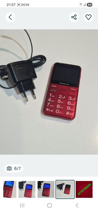 Telefon cu butoane special pentru Seniori