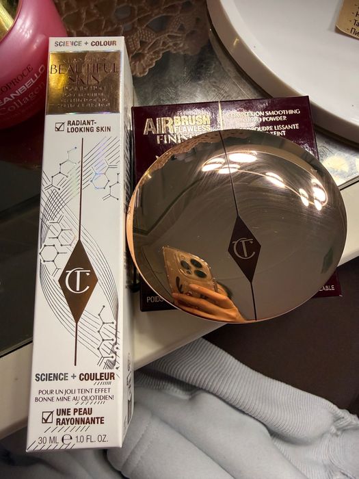 Тоналка с пудрой