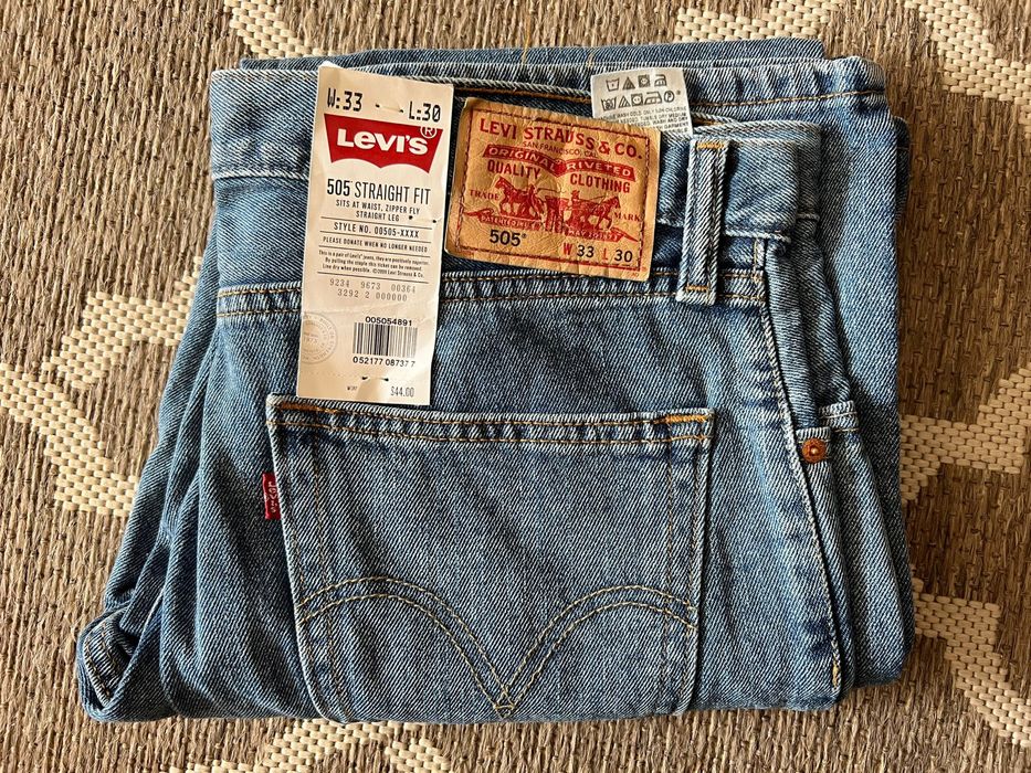 Blugi Levis 505 Straight Fit W33 L30