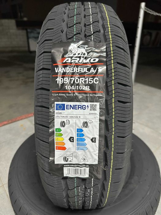 Нови Всесезонни Бусови Гуми Arivo Vanderful A/S 195/70R15C Нов Dot