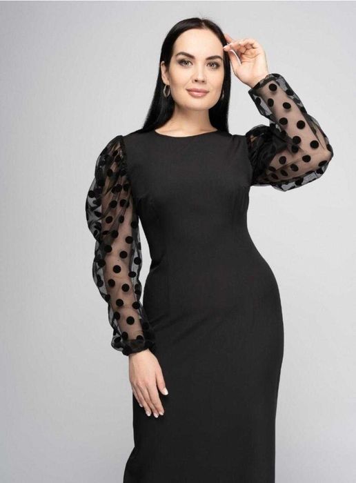 ПЛАТЬЕ черное 46-48 размер