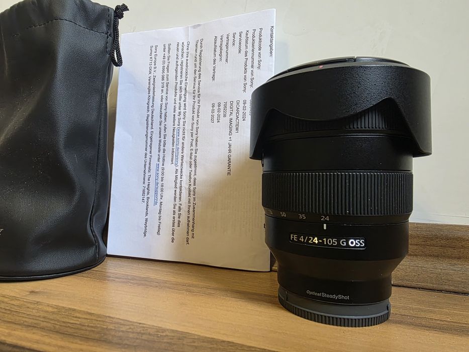 Sony 24-105 G OSS варио обектив 1г гаранция