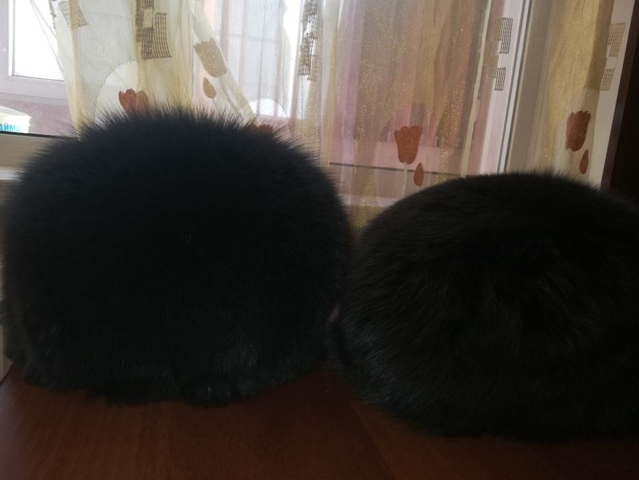 Шапка песцовая женская