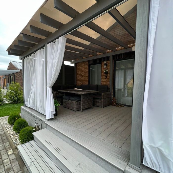 Террасы, беседки и настил из ДПК под ключ