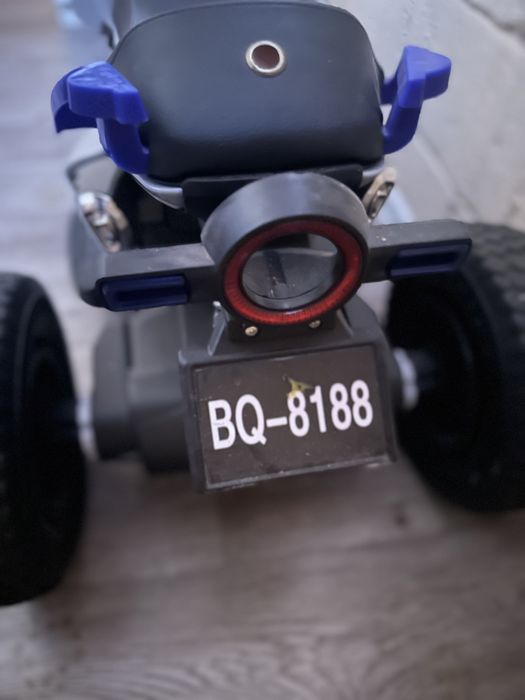 Электромобиль BQ 8188 синий мотоцикл