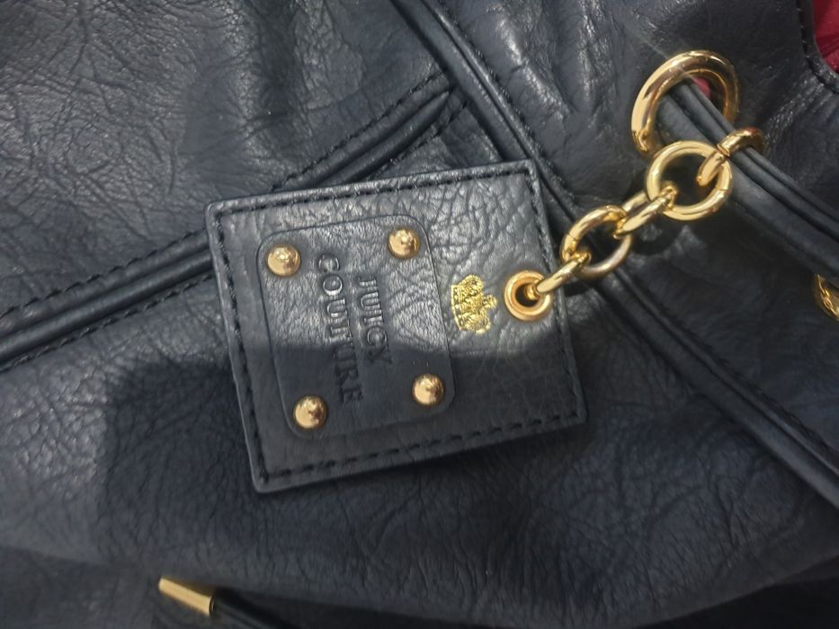 Geanta juicy couture 100%originala piele naturala neagra stil sac