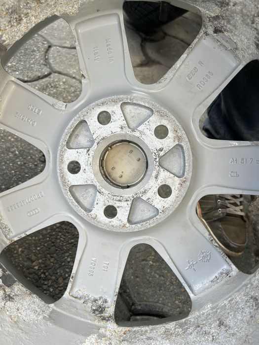 Jante aliaj 5x112mm, anvelope iarna 205/55 R16, Audi A3 A4, VW, Seat, Skoda