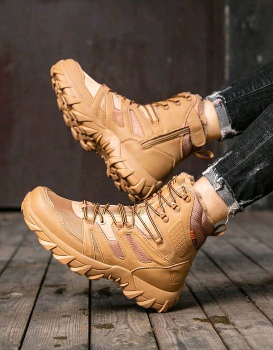 Нови мъжки кубинки каки  непромокаеми здрави ботуши тактически 45/46/4