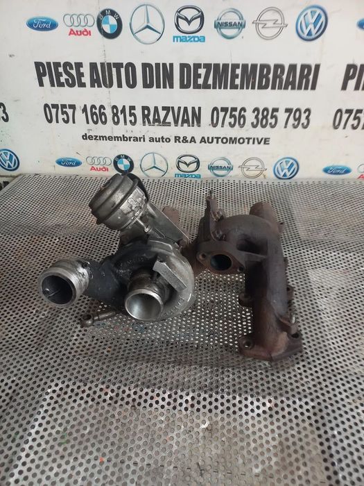 Turbo Turbina Fiat Doblo Multipla Stilo Bravo Alfa Romeo 147 1.9 Jtd Cod  - Dezmembrari Arad