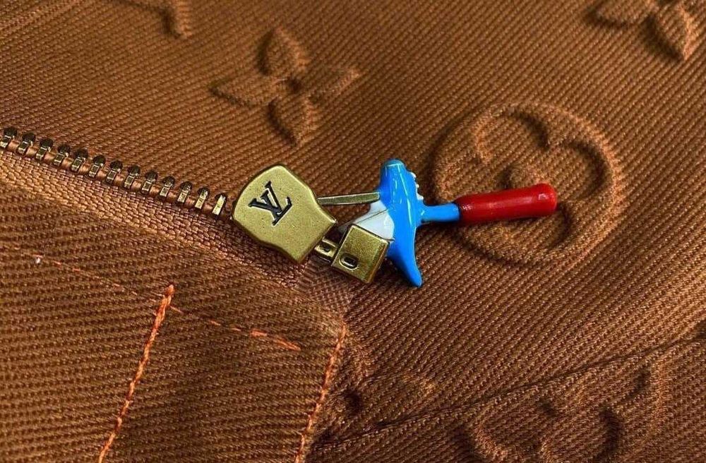 LV× Virgil Abloh Дънково Яке ( adidas, nike, boss, jordan )