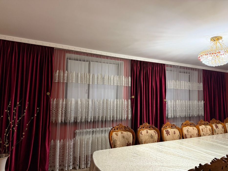 Шторы тюль и портьера комплект