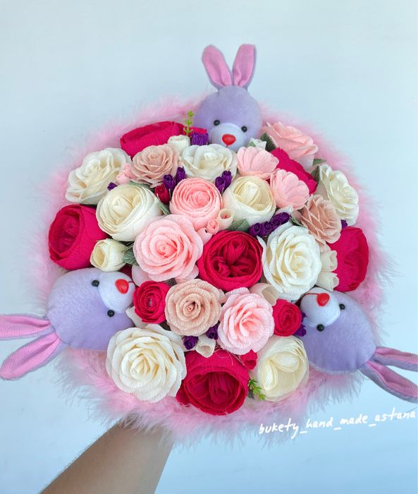 Букеты из мягких игрушек