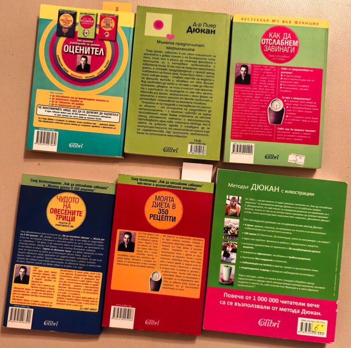 Книги на Пиер Дюкан за отслабване