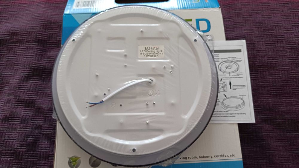 Aplică LED rotundă NOUĂ – lumină puternică, economică