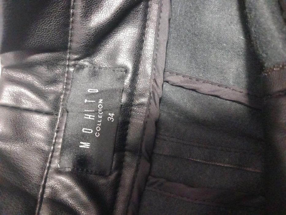 Pantaloni imitatie piele 2 perechi