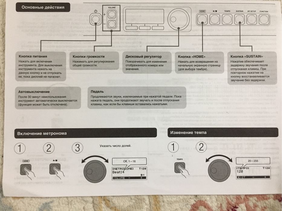 Синтезатор Casio