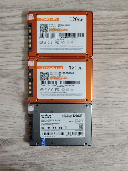 SSD, ССД 128гб и 120гб