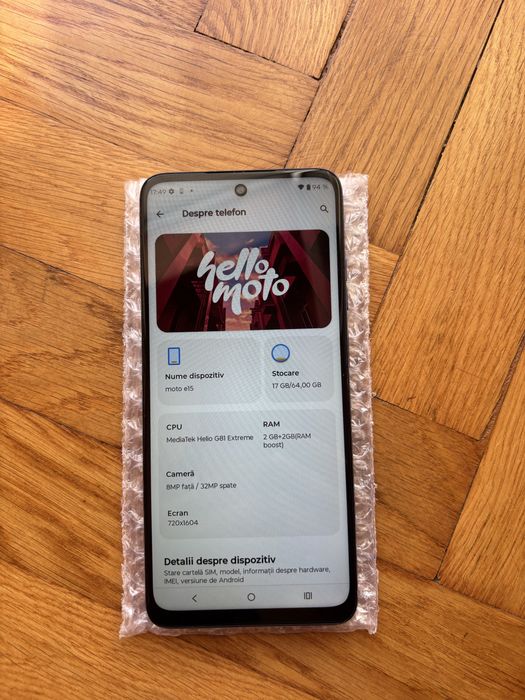 Motorola E15 de 64 Gb Dual Black