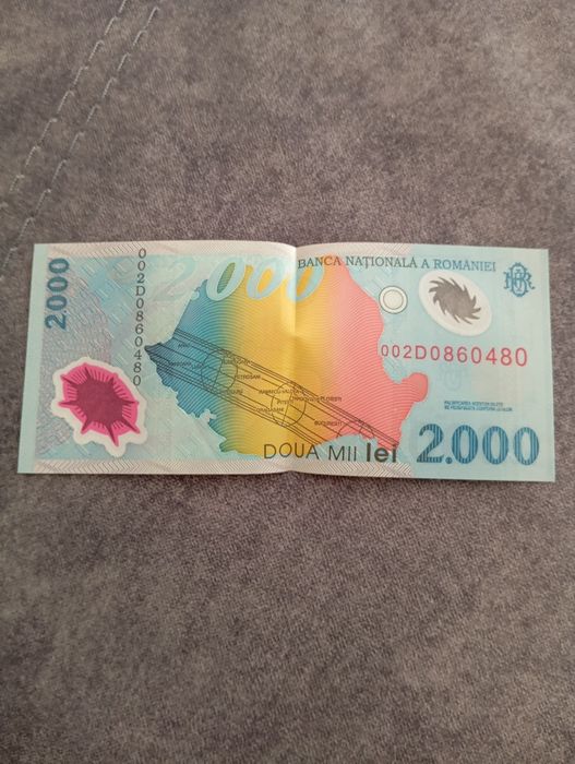 Bancnota 2000 - Eclipsa totala de soare 1999