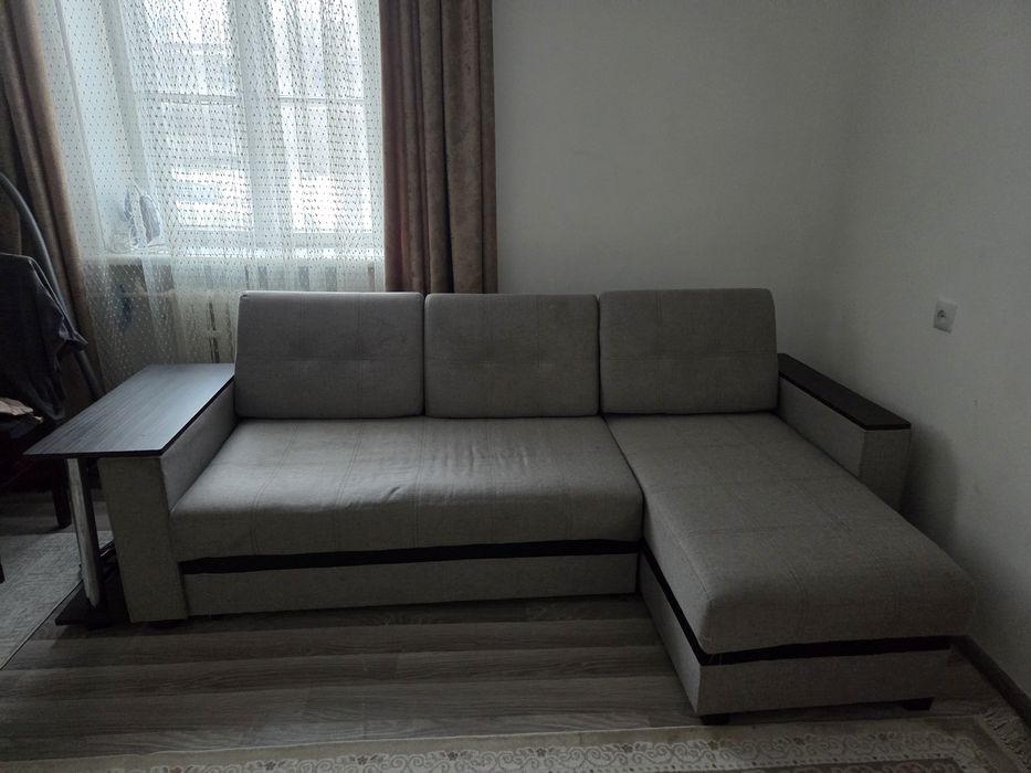 Диван евромебель, серого цвета 2018 года