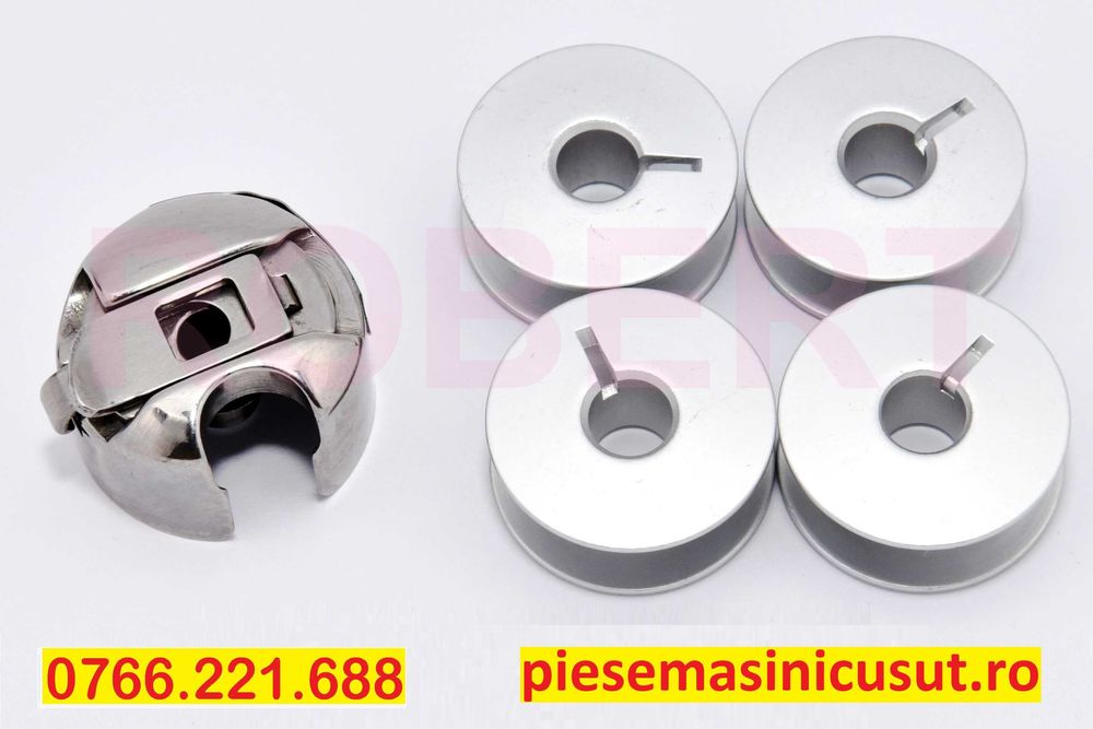CALITATE - SUVEICA Mosor Bobina pt masina cusut cu graifer rotativ casnica industriala Siruba Juki Pfaff Brother Riccar Privileg etc