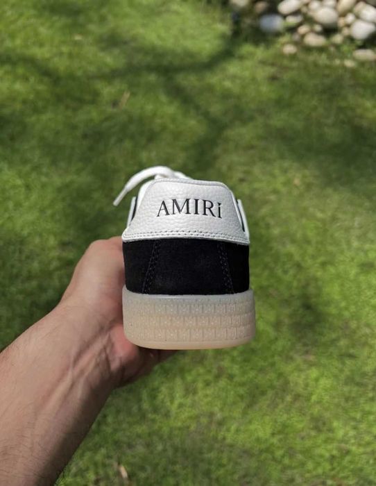 Amiri Skel Top Low "Black/White"