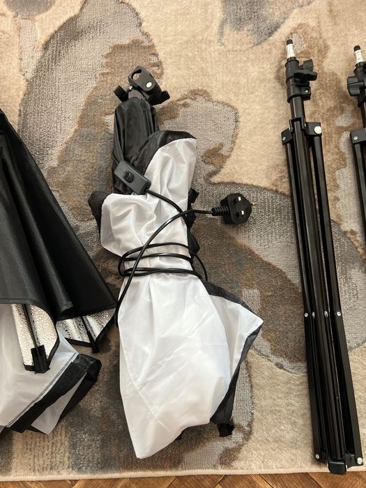 2 Х Софтбокс Лампа Andoer 70 Х 50см, 85W  Фото/ Студийно осветление