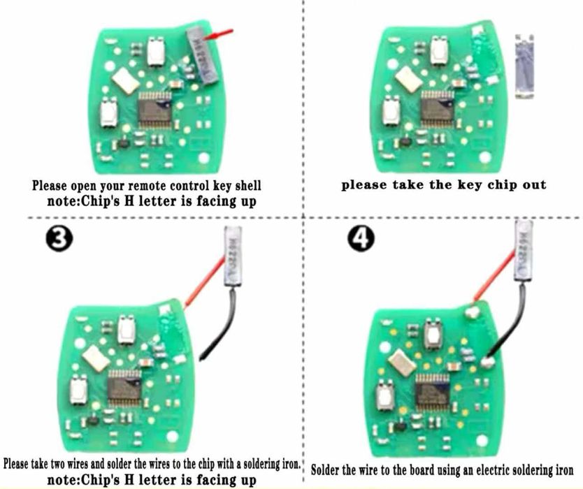 Конвертираща кутийка за ключ 3 бутона за Honda CRV Civic Accord хонда