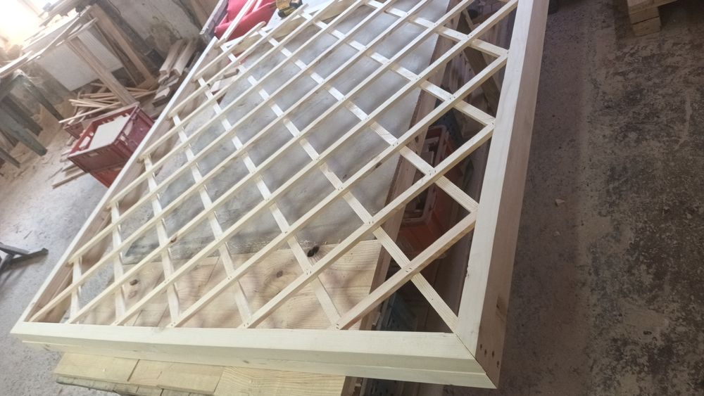 Дървени  решетки от масивна дървесина