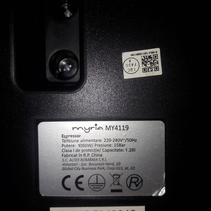 Presoare Lavazza LM500,Myria, Ufesa-1050W,Rhonson-960W,DeLonghi-