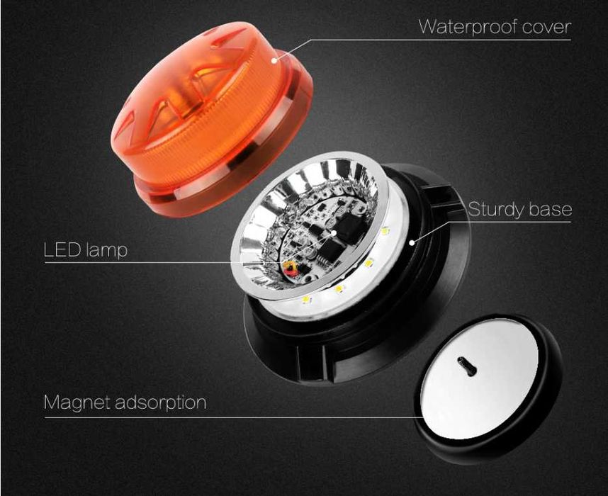 Авариен диоден буркан с магнит TR1242