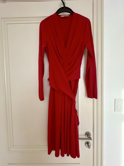 Платье красное миди michael kors, размер 46