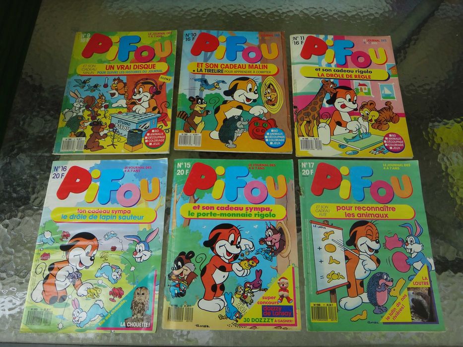 Списания "PIF" и "PIFOU"