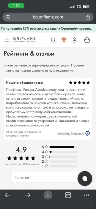 Парфюмна вода Possess Absolute 50 ml