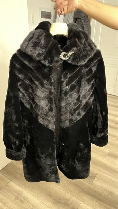 Шуба норка + мутон