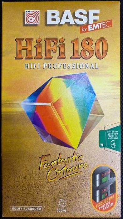 Casete video VHS noi și sigilate, STANDARD, PREMIUM si PROFESIONALE