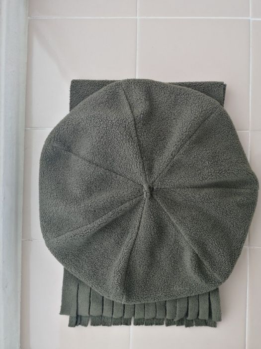 Шапка и шал - зимни ( стил художник )