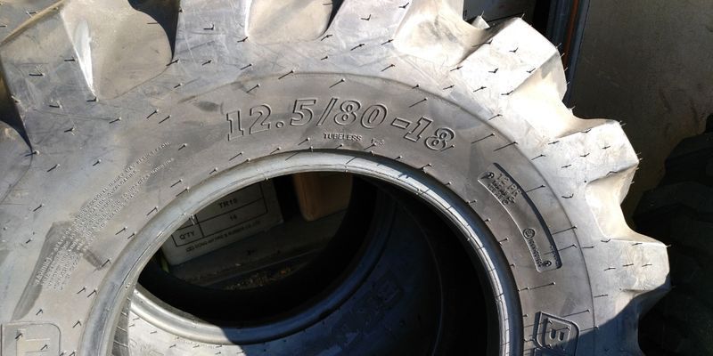 12.5/80-18 cauciucuri buldo fata 12PLY BKT industriale  Garantie RXYT