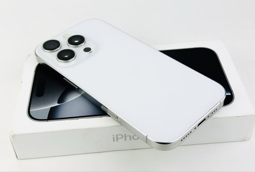 Apple iPhone 16 Pro 128GB White Titanium 90% Батерия! Гаранция!